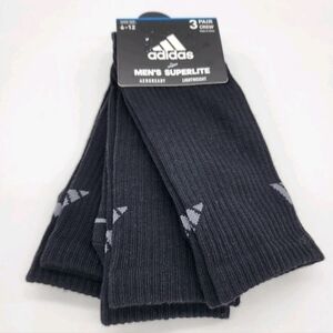 3 Pair Adidas Superlite Crew Socks